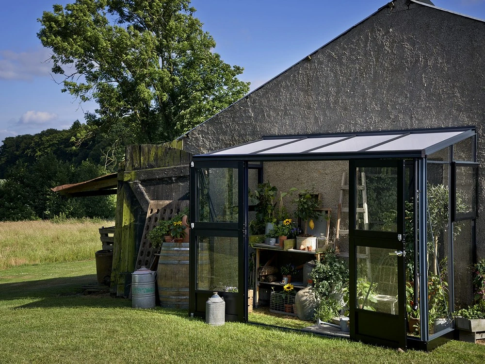 Royal Well Muurkas Veranda 4,4 Antracietgrijs Gecoat - Afbeelding 1